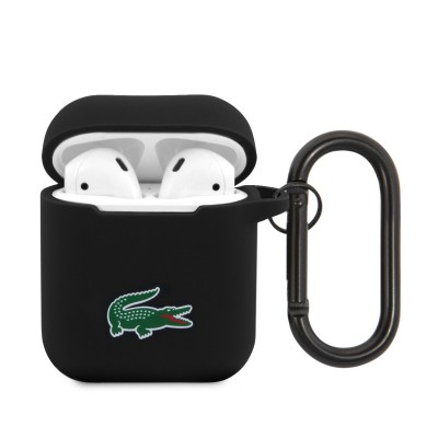 Lacoste Croc Logo Silicone Case Apple AirPods 2 Black